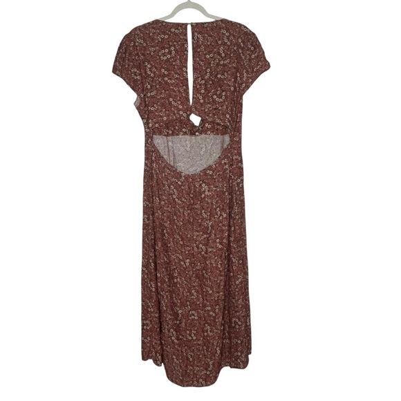 Whimsy + Row Bree Midi Dress- Rhubarb Floral - Picture 8 of 16